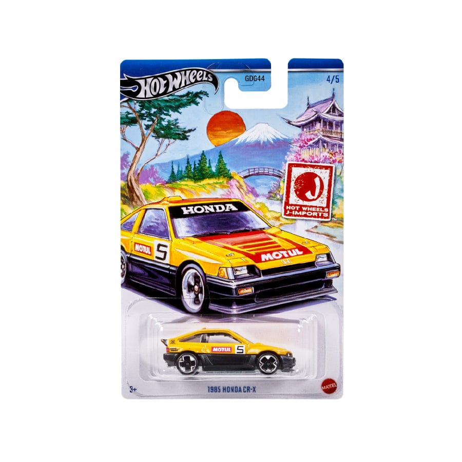 Hot Wheels J-Imports 1985 Honda CR-X Vehicles Exclusive Collection