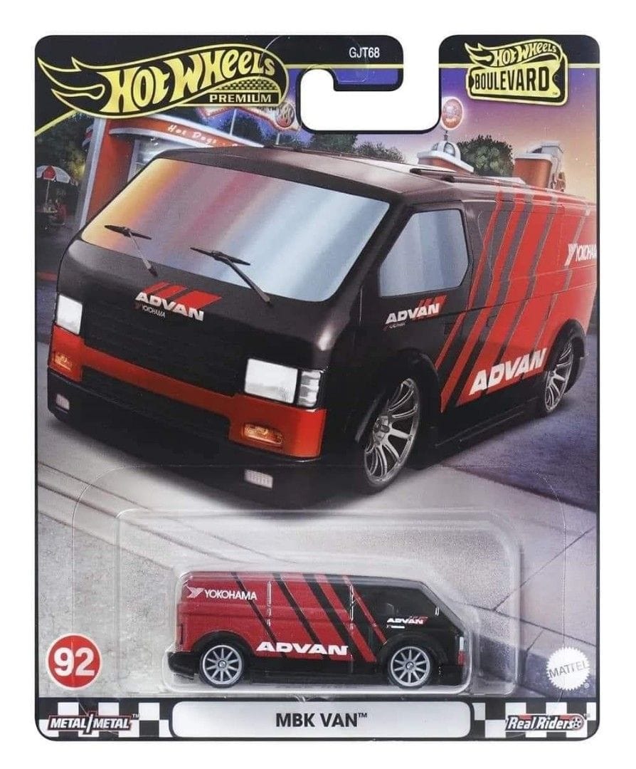 Hot Wheels Premium 2024 Boulevard 92. Mbk Van Vehicles Exclusive Collection - No Cod Allowed On this Product - Prepaid Orders Only