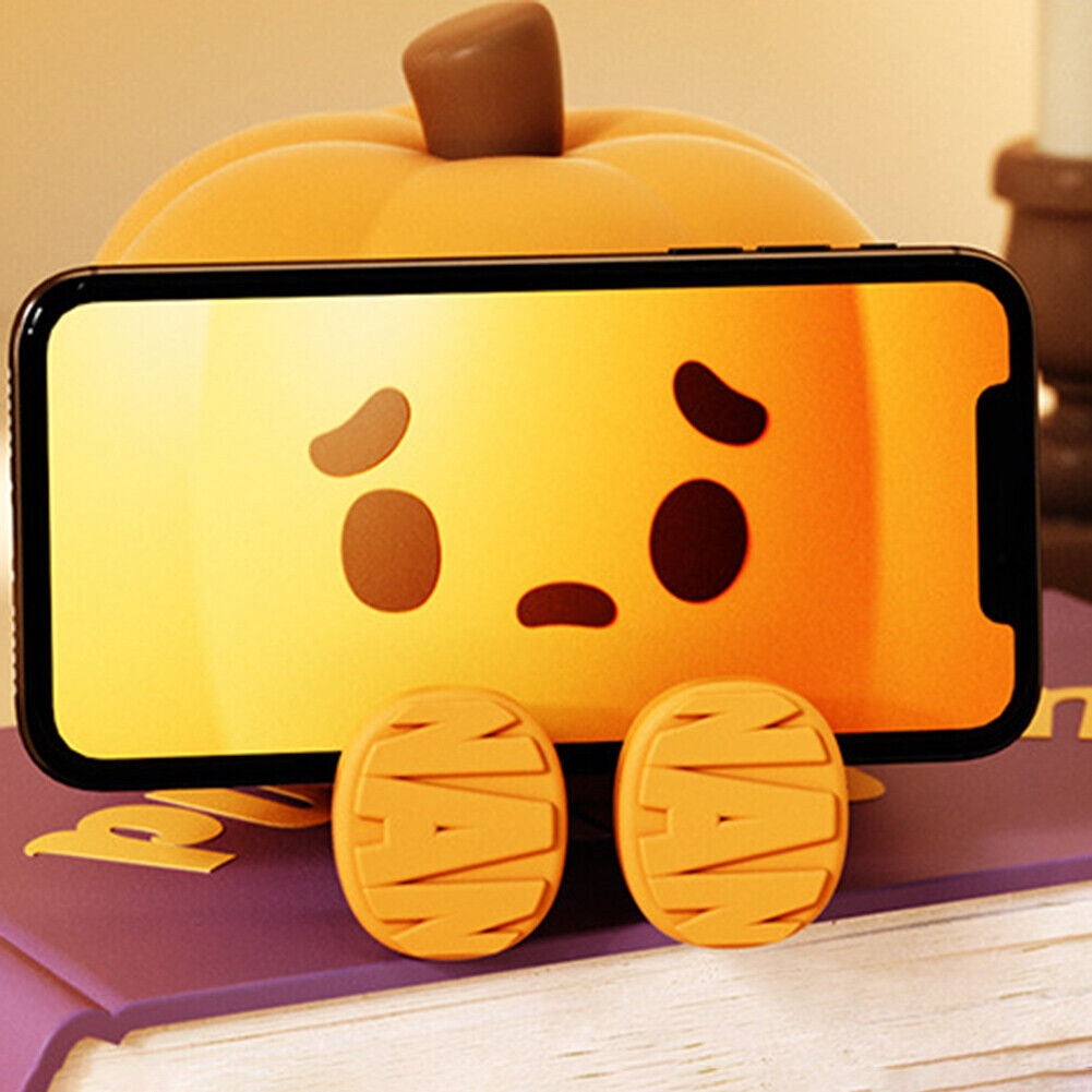 Pumpkin 3D Silicon Lamp - USB Chargeable