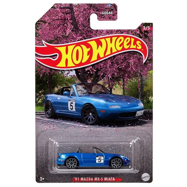 Hot Wheels 1991 Mazda MX-5 Miata Vehicles Exclusive Collection - No Cod Allowed On this Product - Prepaid Orders Only.