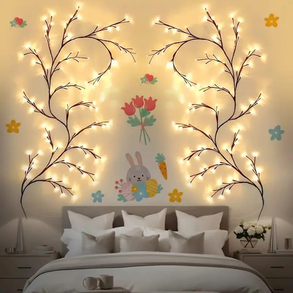 Willow Vine Led Light - Twinkling Tree - Tree Branch Lights with Remote Control