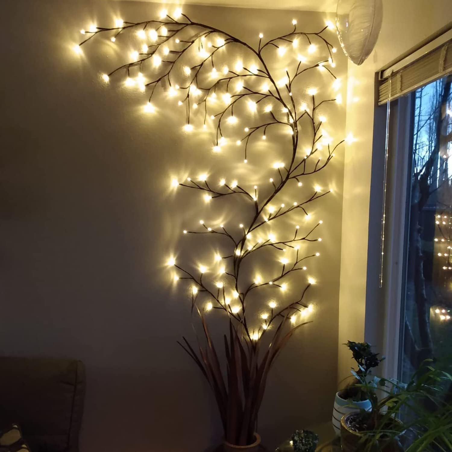 Willow Vine Led Light - Twinkling Tree - Tree Branch Lights with Remote Control