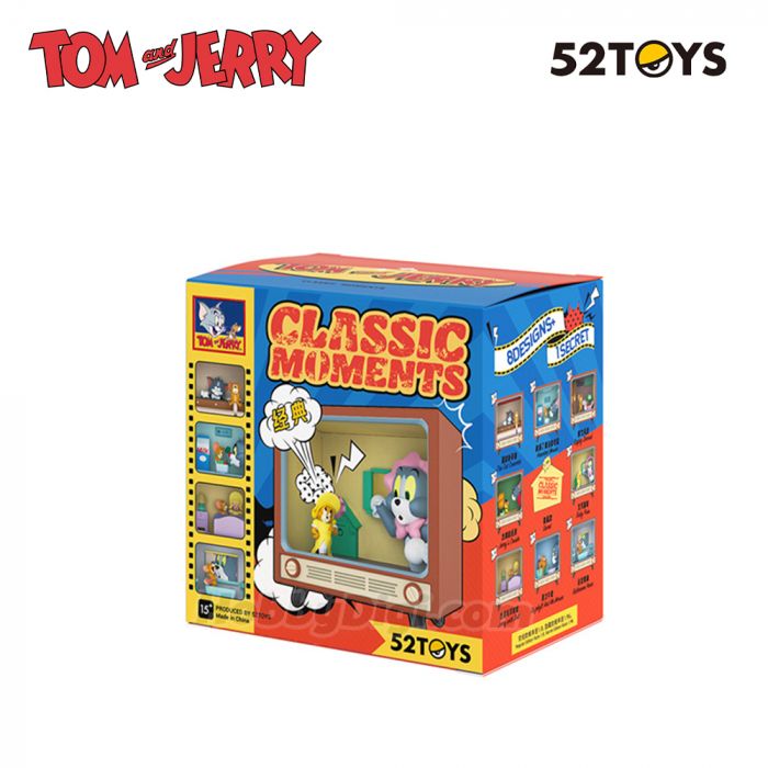 1 pc Random- Official Tom and Jerry Classic Moments Series Blind Box By Warner Bros- 1pc (Random Designs will be provided) No Cash On Delivery Allowed On This Product - Prepaid Orders Only