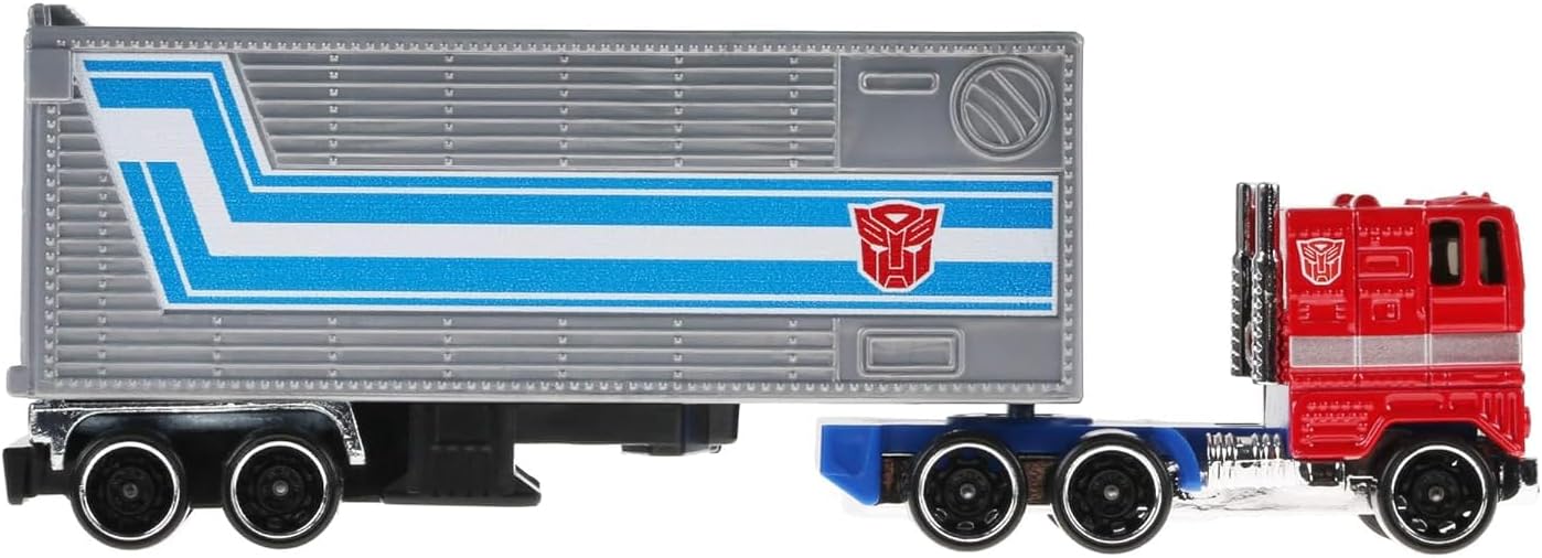 Hot Wheels Transformers Track Fleet Optimus Prime Exclusive Collection - No Cod Allowed On this Product - Prepaid Orders Only