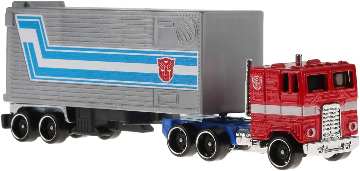 Hot Wheels Transformers Track Fleet Optimus Prime Exclusive Collection - No Cod Allowed On this Product - Prepaid Orders Only