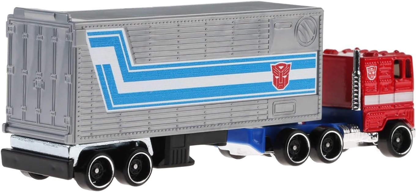 Hot Wheels Transformers Track Fleet Optimus Prime Exclusive Collection - No Cod Allowed On this Product - Prepaid Orders Only