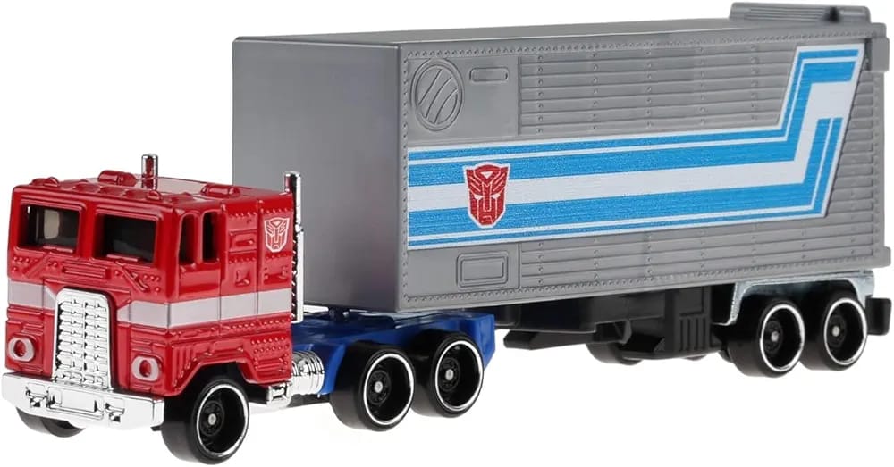 Hot Wheels Transformers Track Fleet Optimus Prime Exclusive Collection - No Cod Allowed On this Product - Prepaid Orders Only