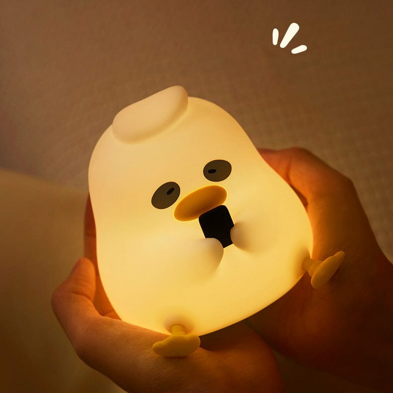 Cute Duck 3D Silicon Lamp