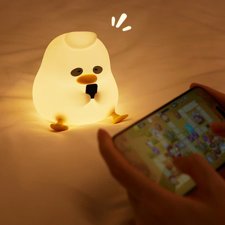 Cute Duck 3D Silicon Lamp