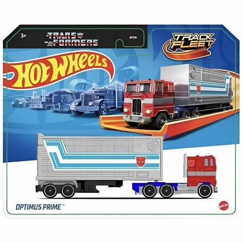 Hot Wheels Transformers Track Fleet Optimus Prime Exclusive Collection - No Cod Allowed On this Product - Prepaid Orders Only