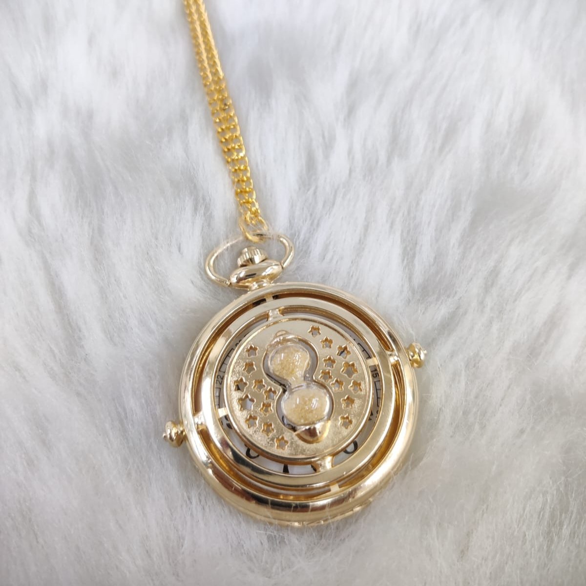 Time Turner Pocket Watch Necklace