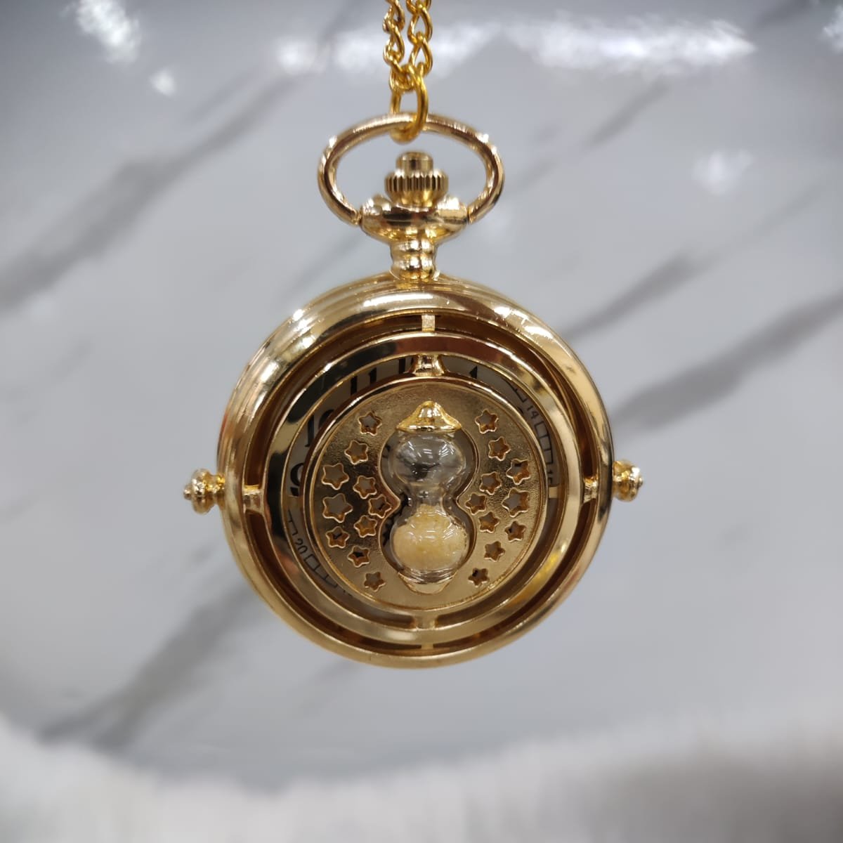 Time Turner Pocket Watch Necklace