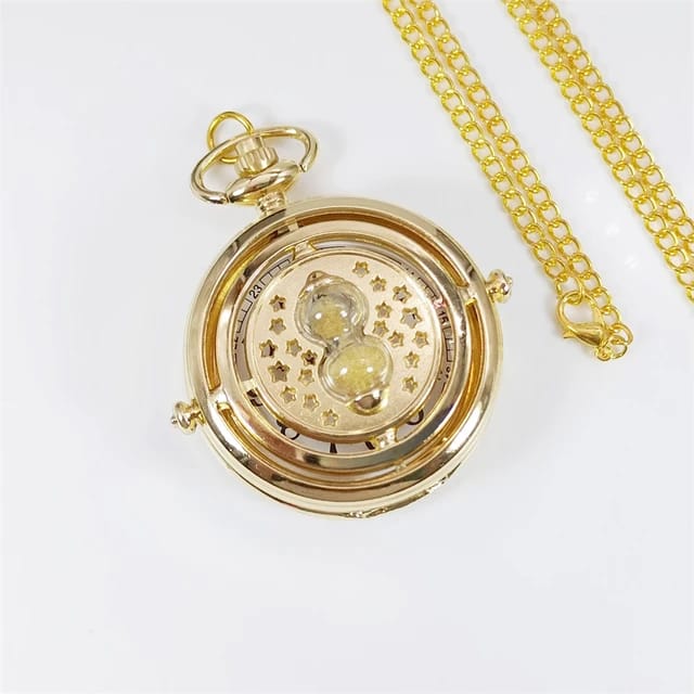 Time Turner Pocket Watch Necklace