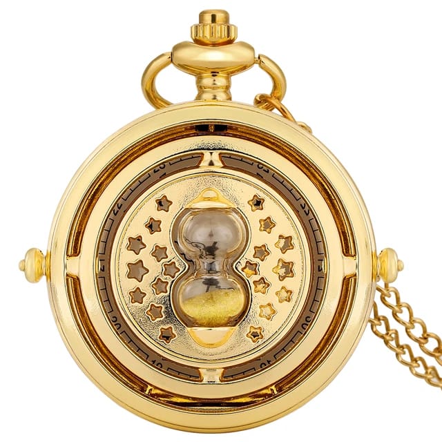 Time Turner Pocket Watch Necklace