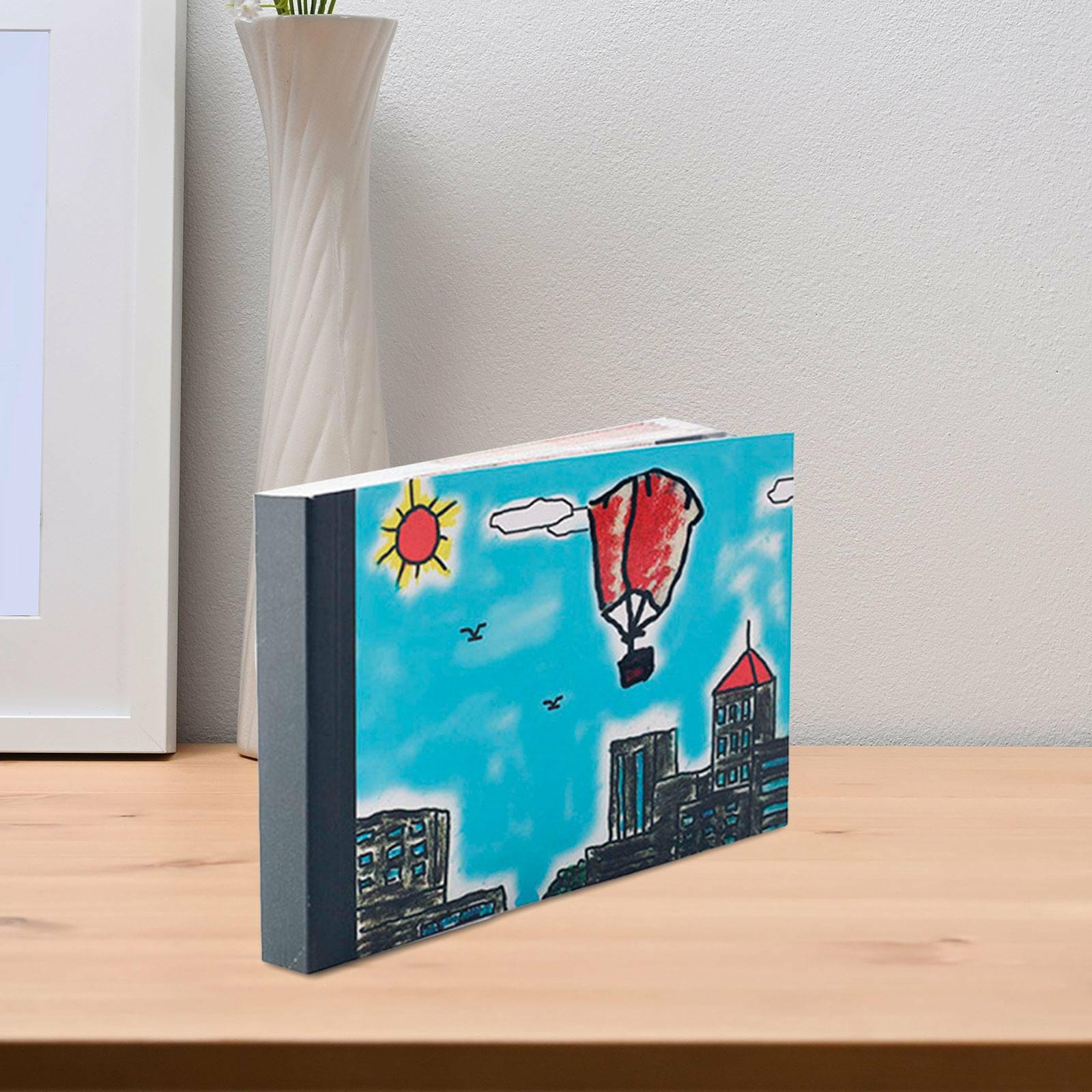 Creative Comic Miss You Flip Book with Finger Ring Space