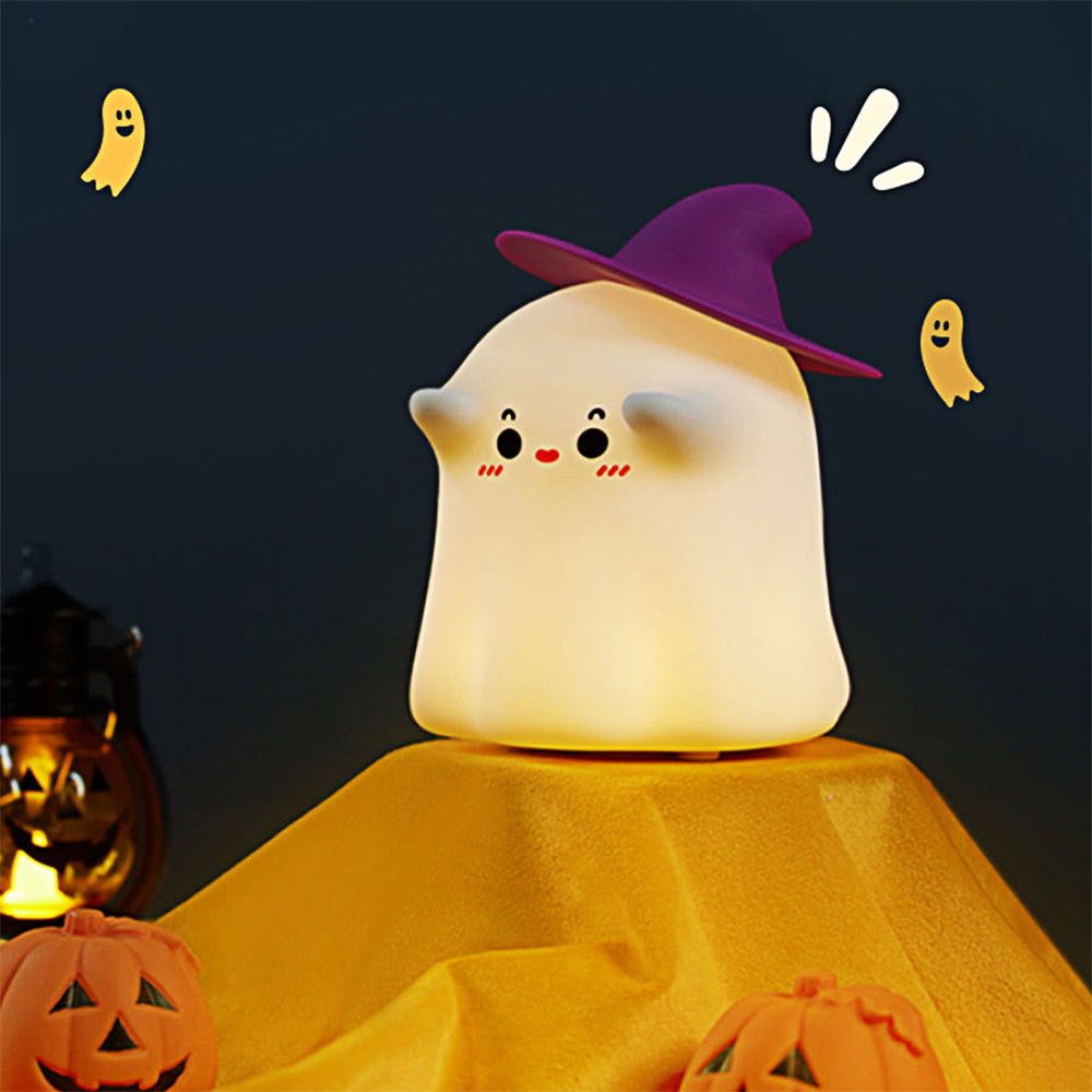 Halloween Themed Cute Ghostess Silicon 3D Touch 3D Lamp