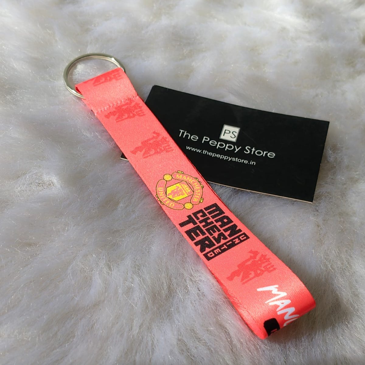 Manchester United - Manchester Is Red Cloth Keychain