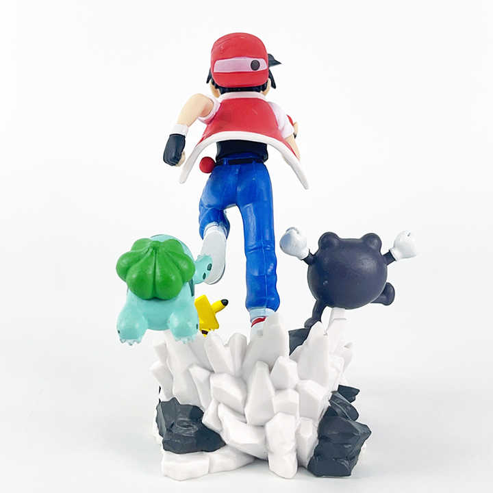 Pokemon Ash With Pikachu and Bulbasaur Collectable Figure