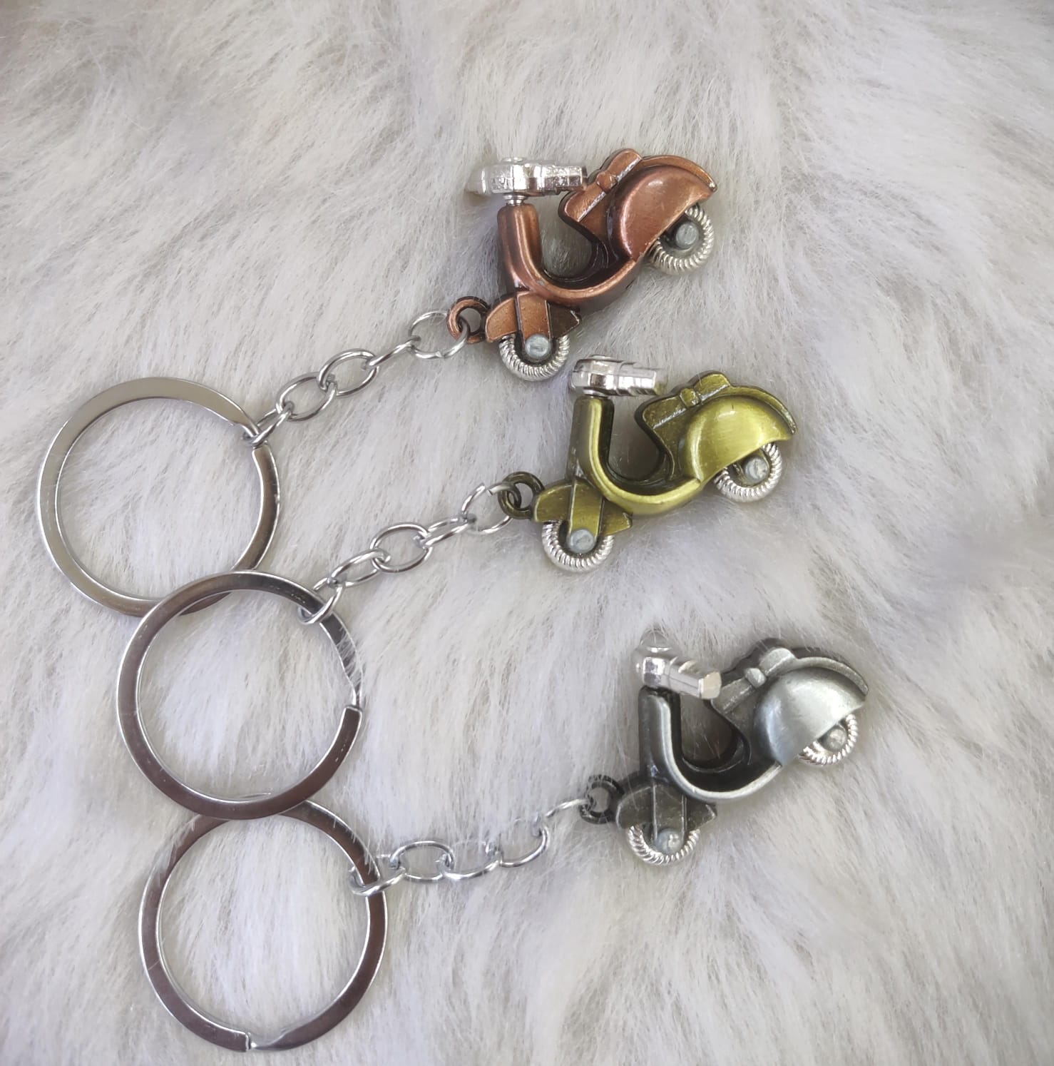 Scooter Metal Keychain (Select From Drop Down)