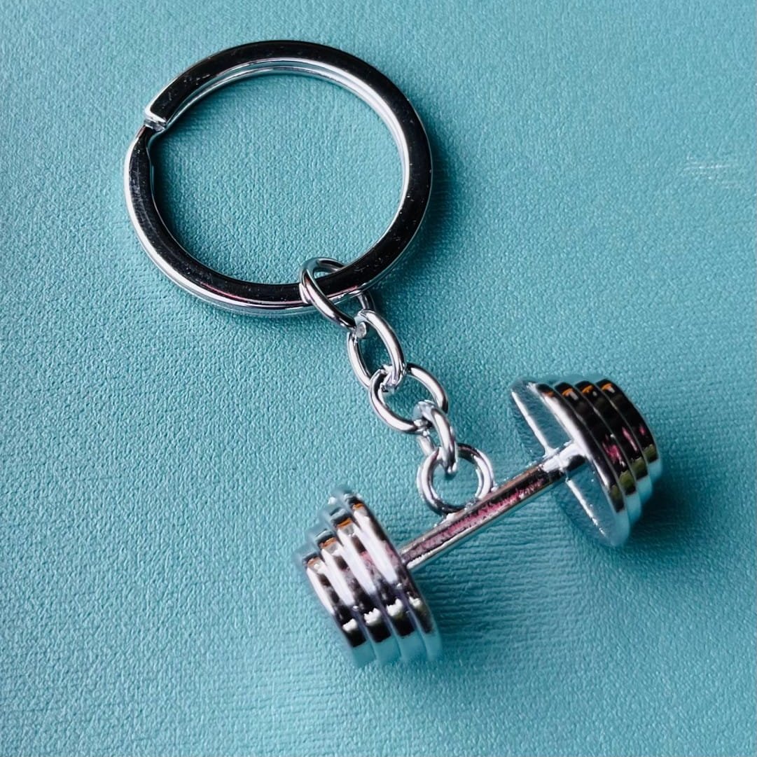 Dumbell Keychain