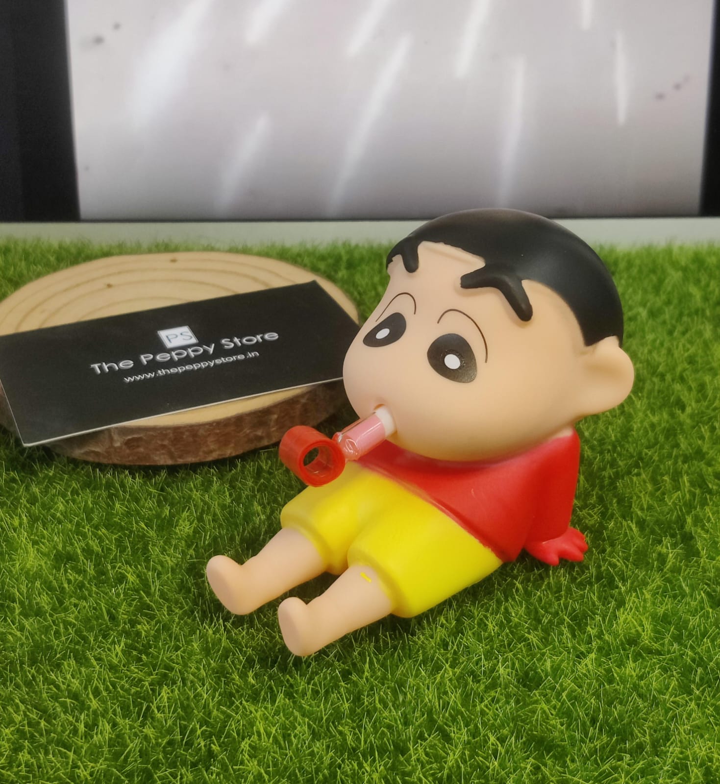 Shinchan Figures With Blowing Toy (Select From Drop Down Menu)