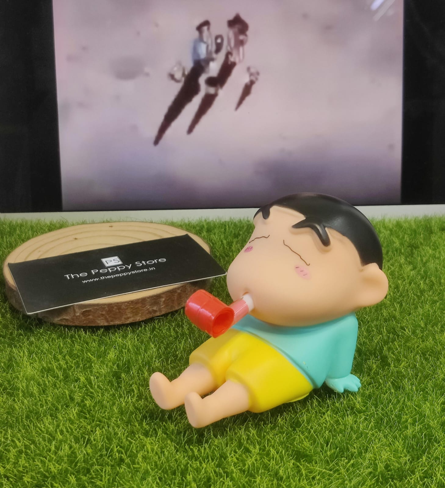 Shinchan Figures With Blowing Toy (Select From Drop Down Menu)