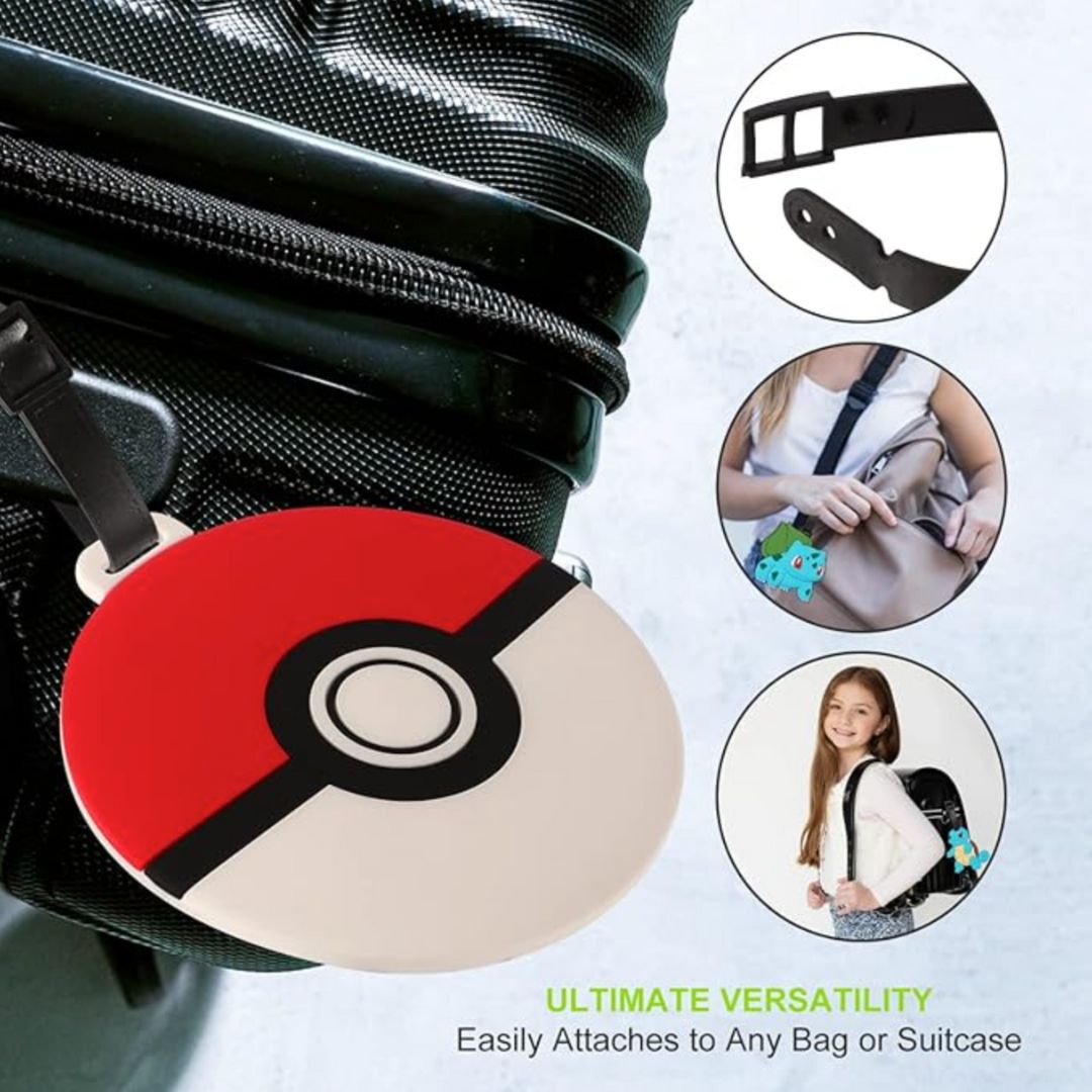 Pokemon Pokeball Luggage Tag / Bag Tag