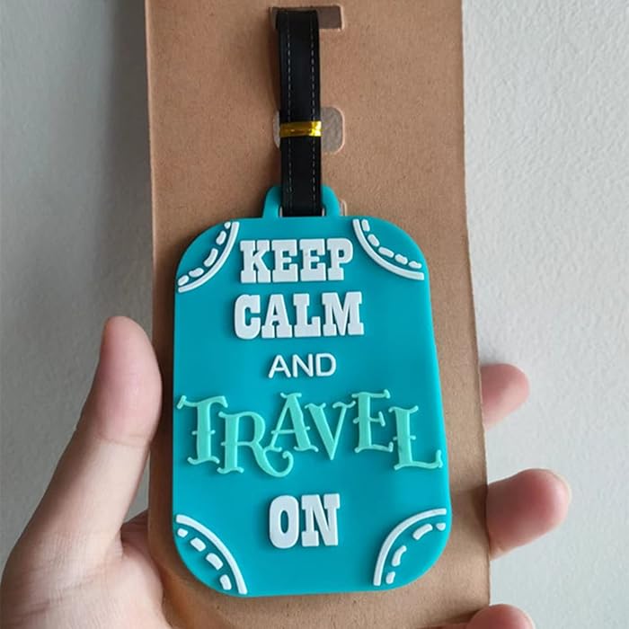 Keep Calm And Travel On Luggage Tag