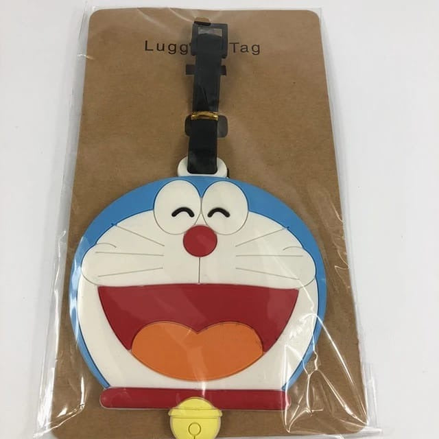 Doraemon Face Luggage Tag