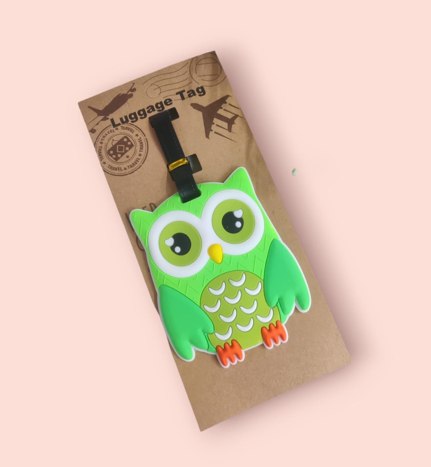 Owl Luggage Tag