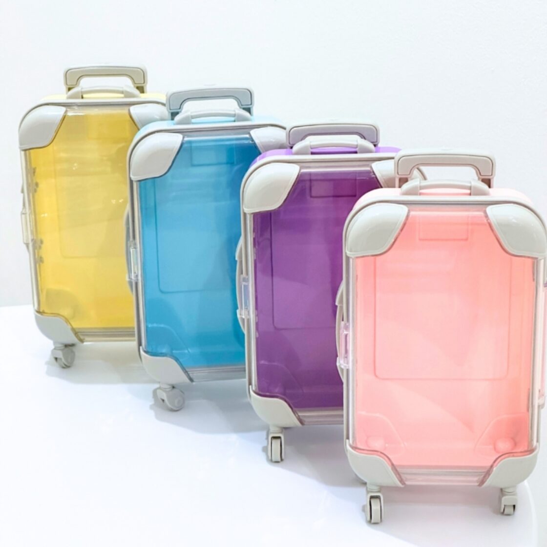 Aesthetic Mini Suitcase Trolley Organizers - Quirky Storage Box (Select From Drop Down Menu)