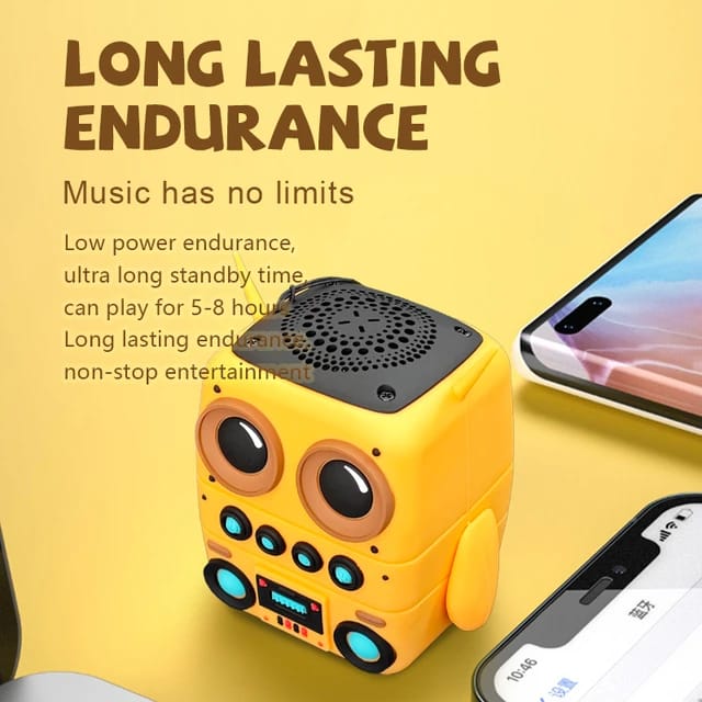 Mini Owl Shape Portable High Quality Wireless Bluetooth Speaker - USB Chargeable