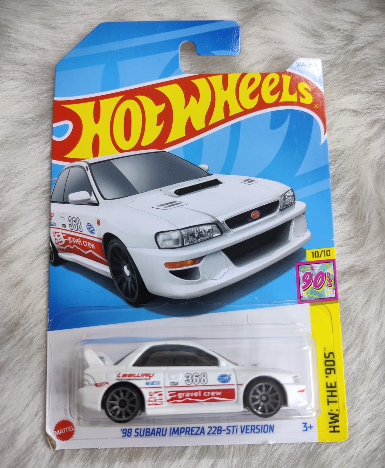 Hot Wheels '98 Subaru Impreza 22B-Sti  Version Vehicle Exclusive Collection - No Cod Allowed On this Product - Prepaid Orders Only