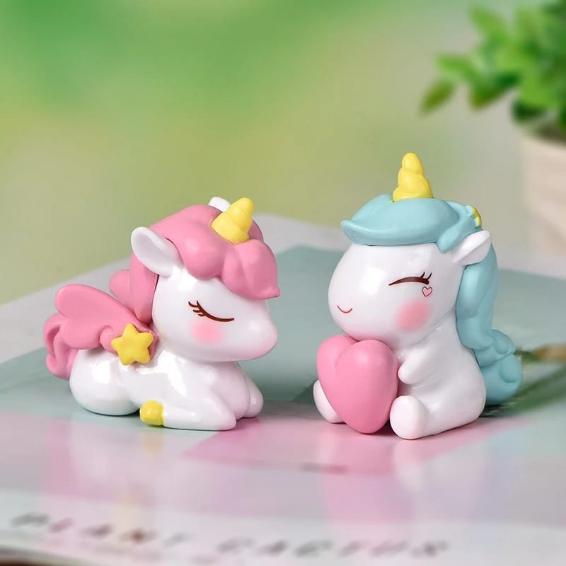 Cute Unicorn Figures (Set of 2)