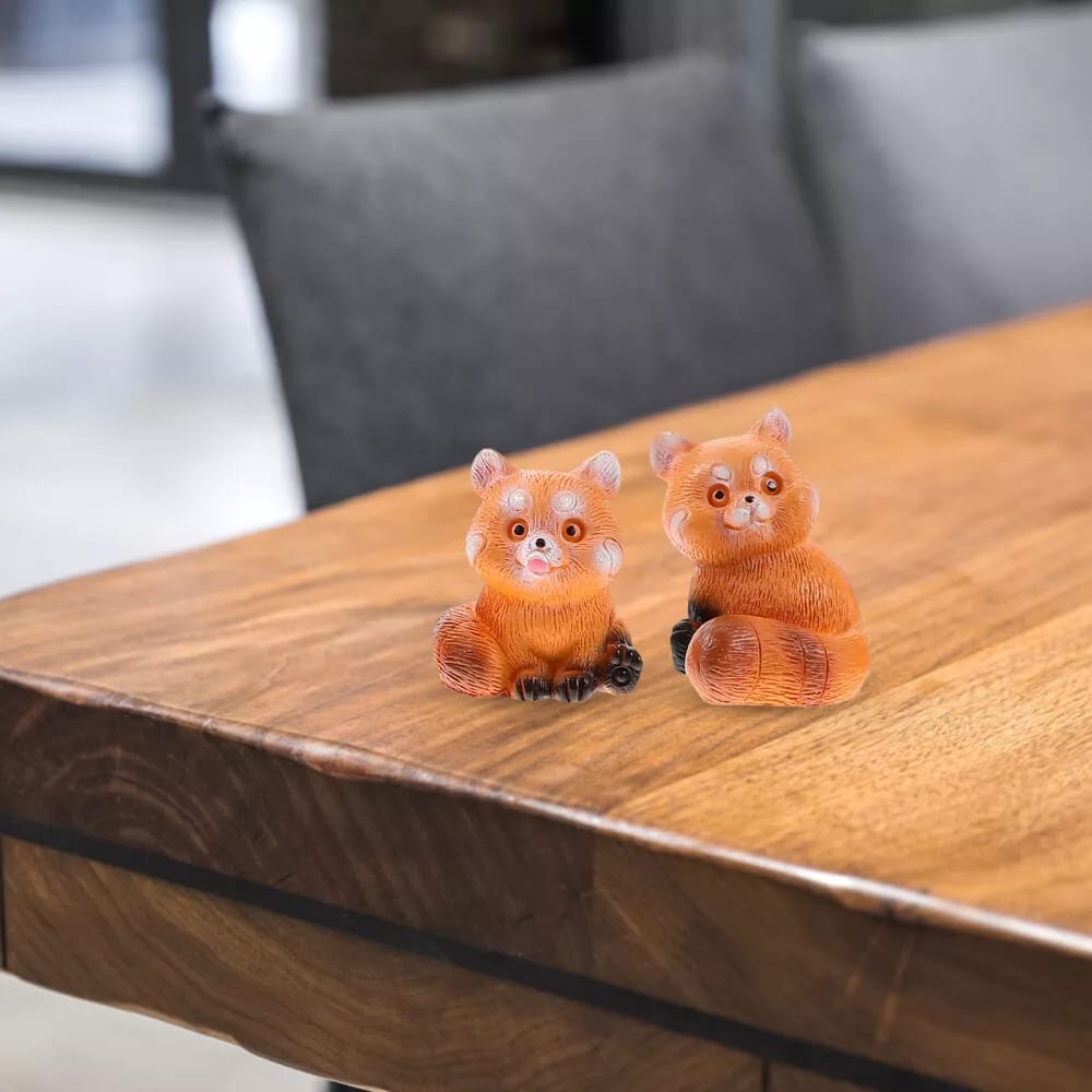 Red Panda Figures Set of 2