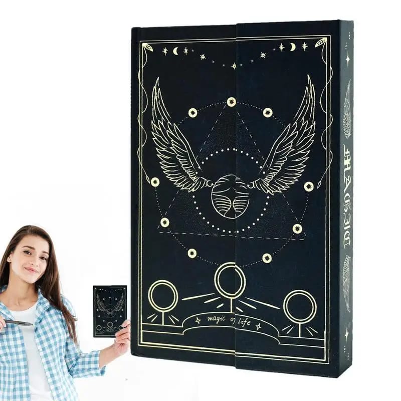 Quidditch Snitch Themed Magnetic Hardbound Planner Journal