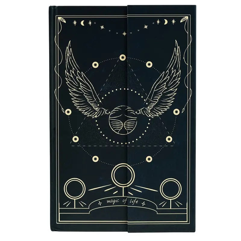 Quidditch Snitch Themed Magnetic Hardbound Planner Journal