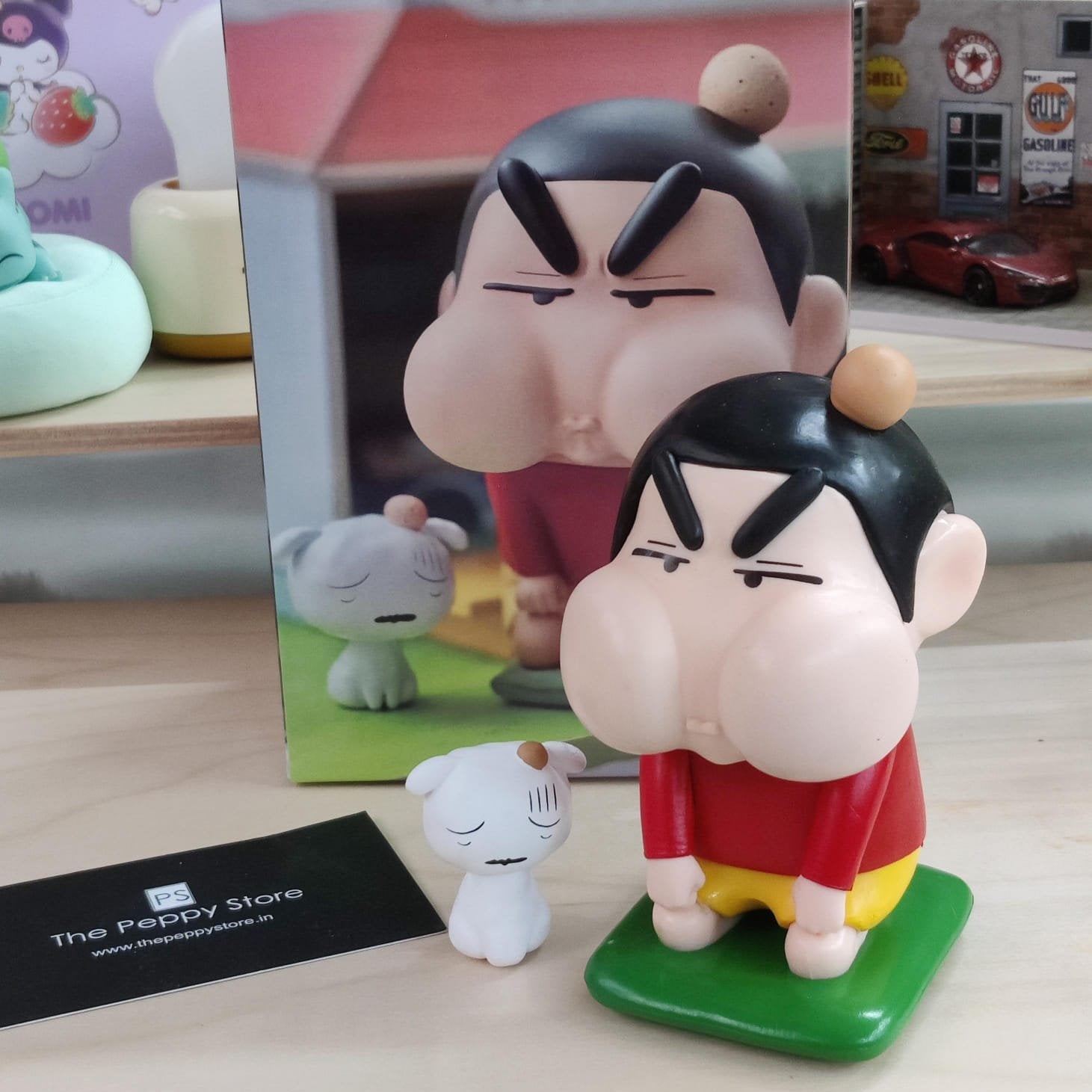 Shinchan With Shiro Figure Set of 2