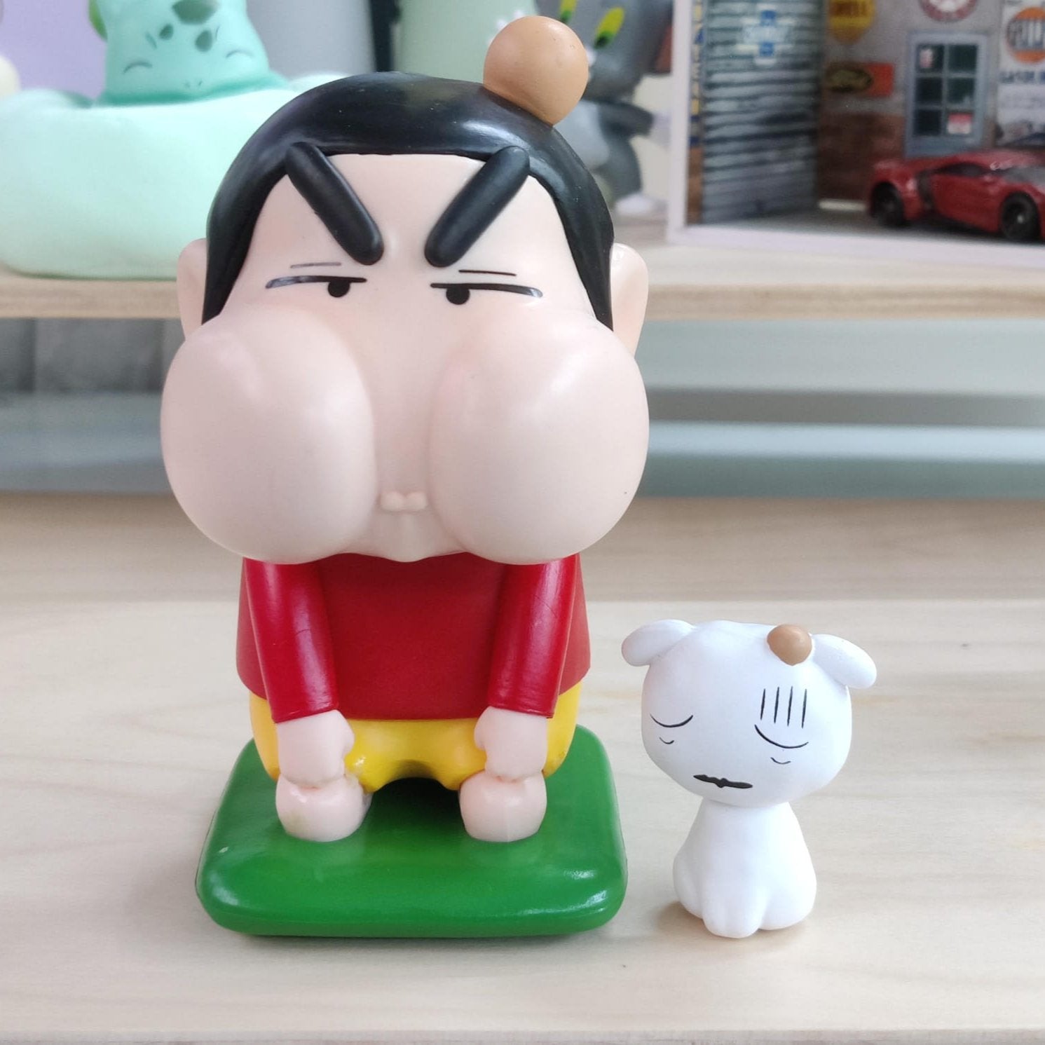 Shinchan With Shiro Figure Set of 2