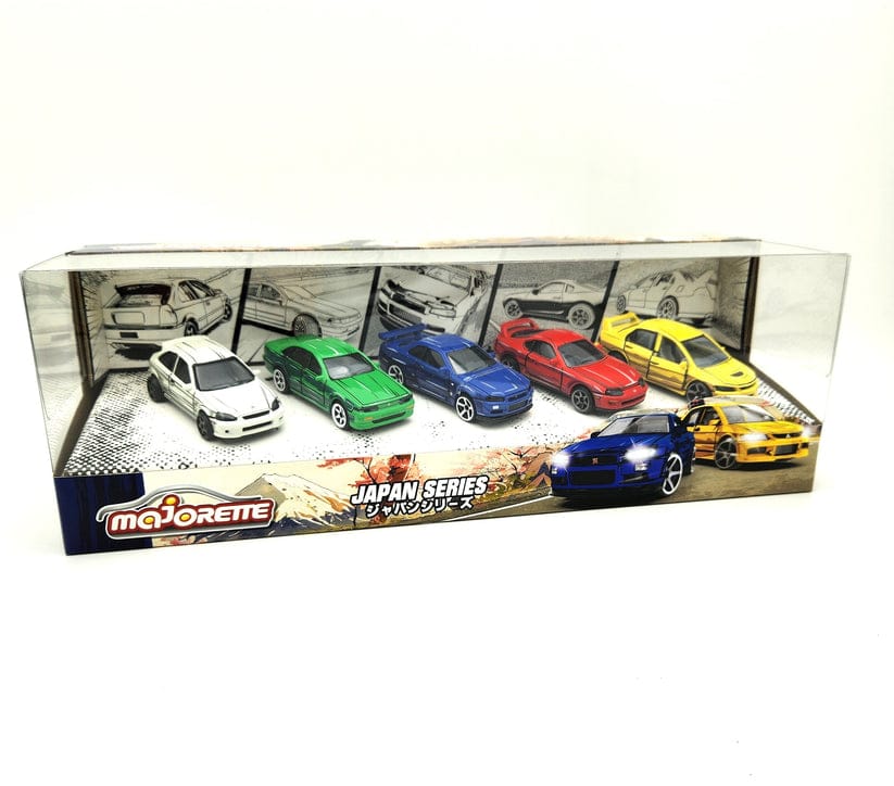 Majorette Japanese Series Car Model - Set of 5 - No Cash On Delivery Allowed On This Product)