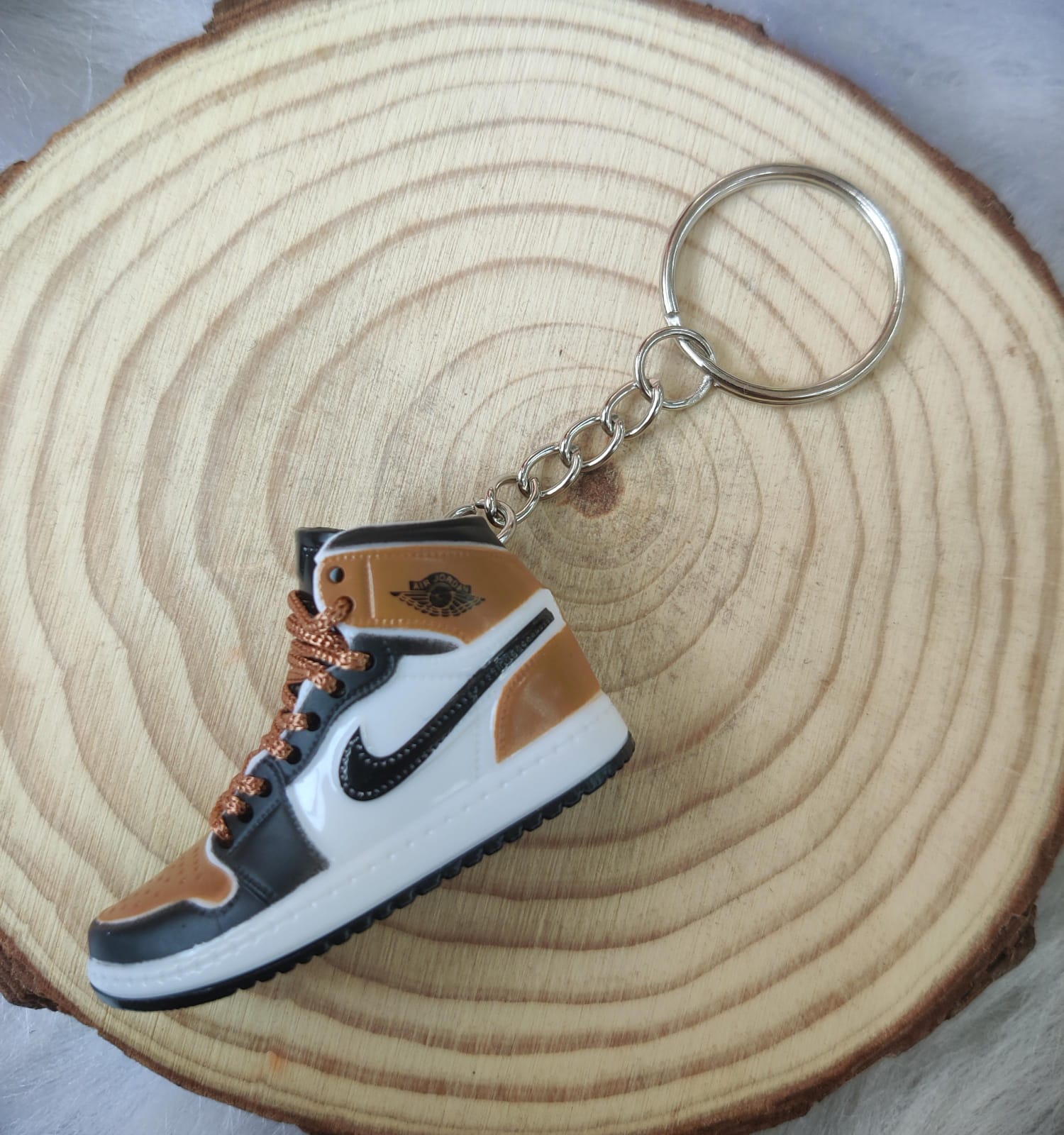 3D Sneaker Keychain - Brown