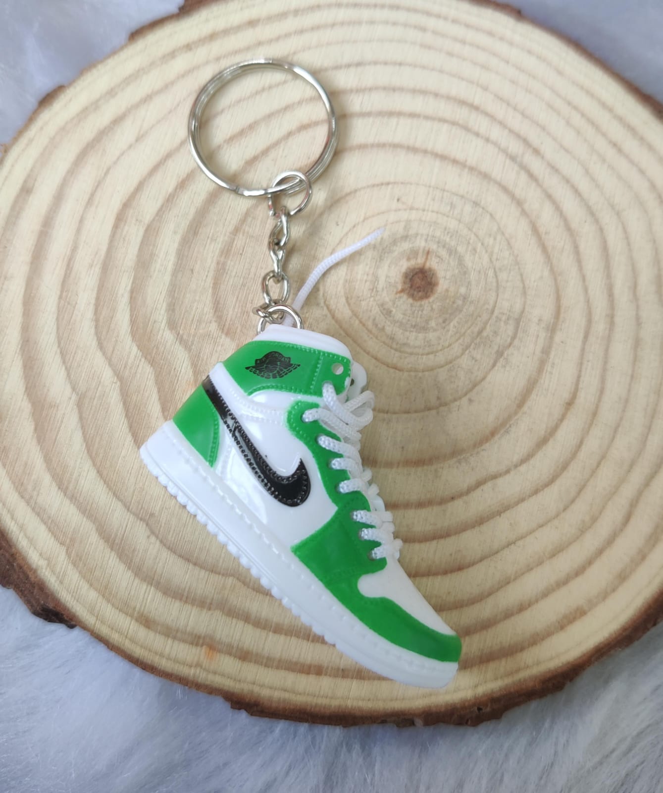 3D Sneaker Keychain - Green