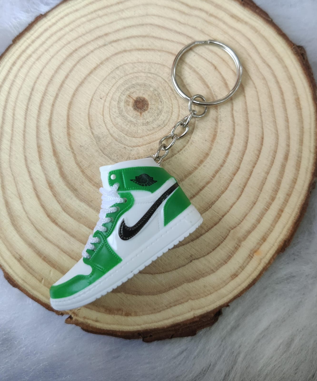 3D Sneaker Keychain - Green