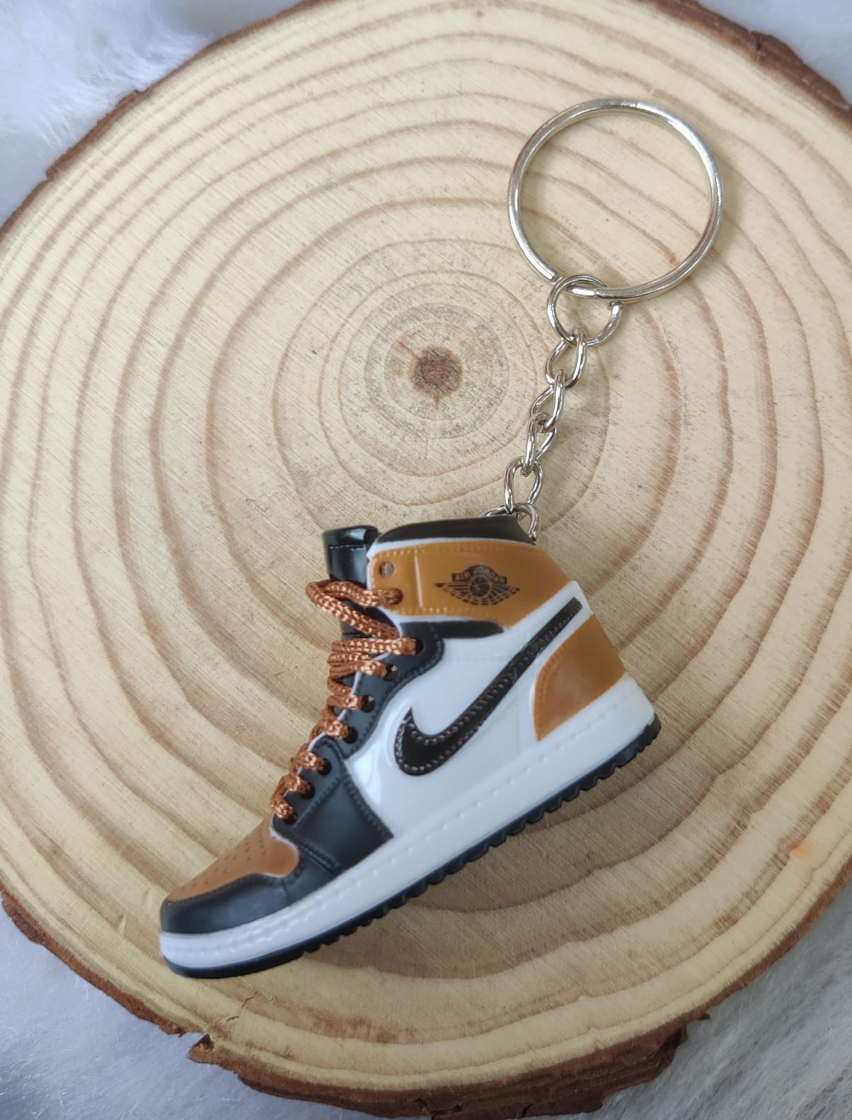 3D Sneaker Keychain - Brown