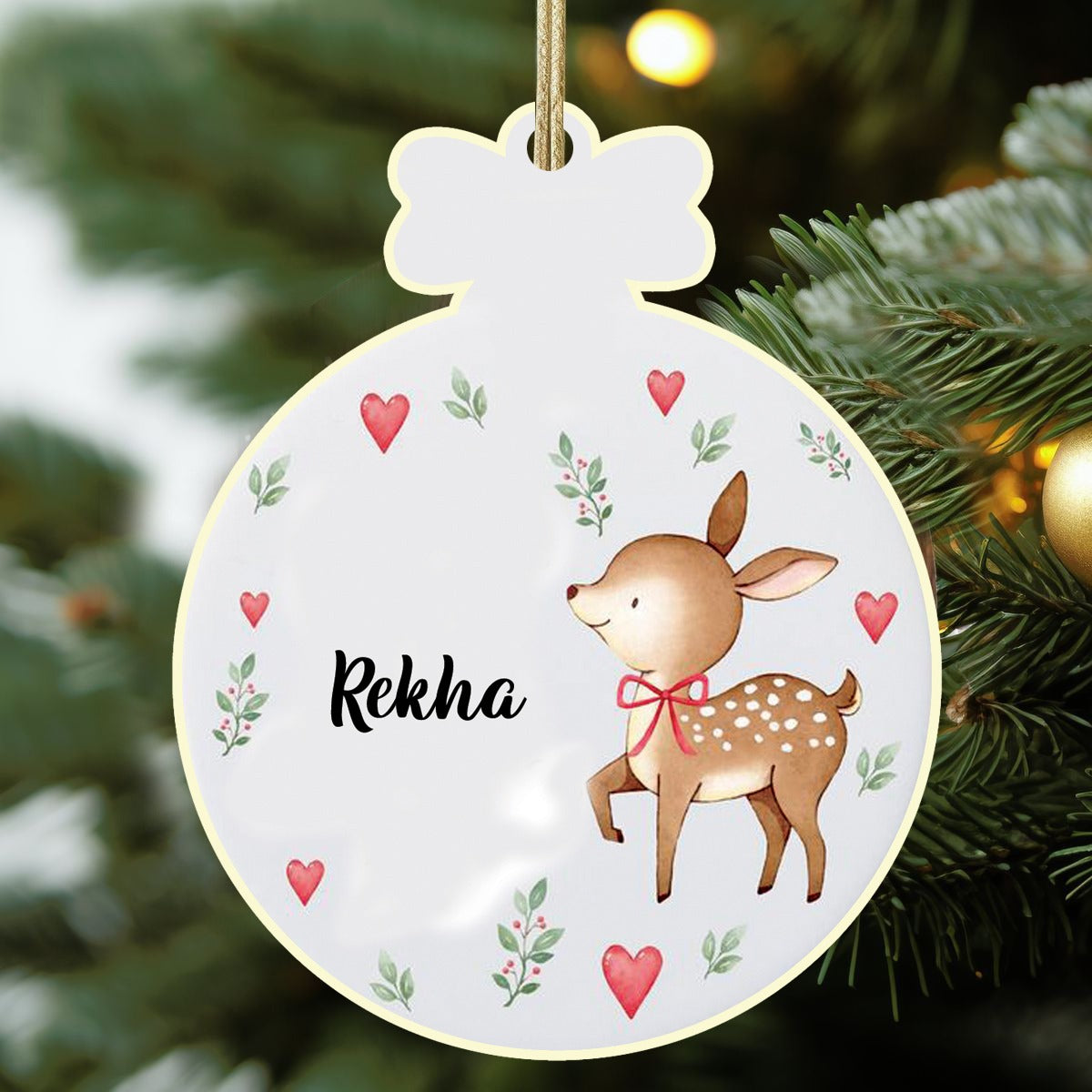 Personalised Name Christmas Ornament (No Cod Allowed On This Product) - Prepaid Orders Only