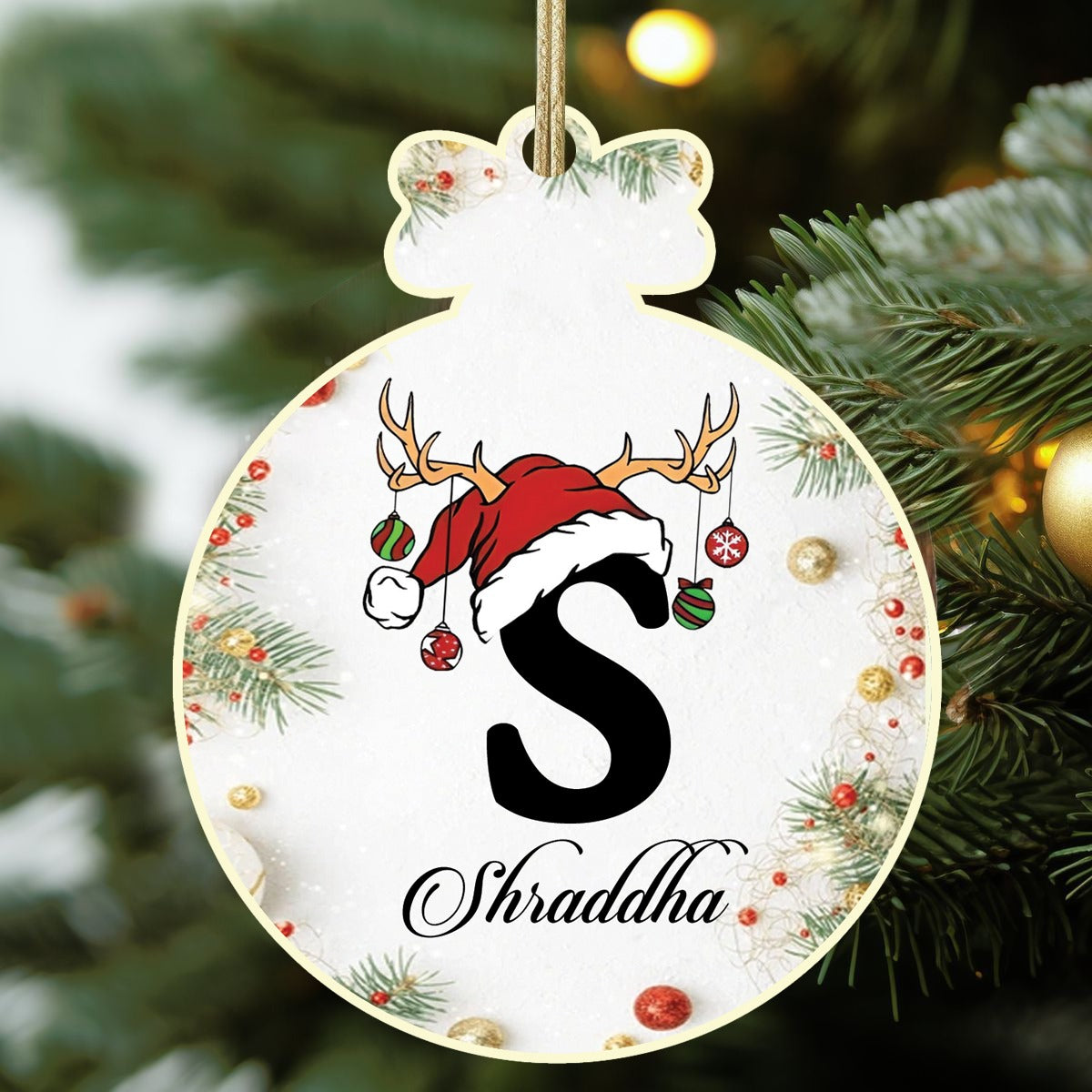 Personalised Name Christmas Ornament (No Cod Allowed On This Product) - Prepaid Orders Only