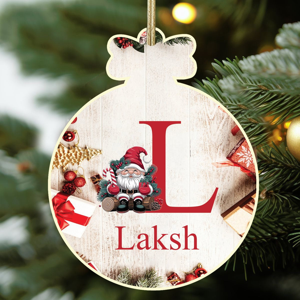 Personalised Name Christmas Ornament (No Cod Allowed On This Product) - Prepaid Orders Only