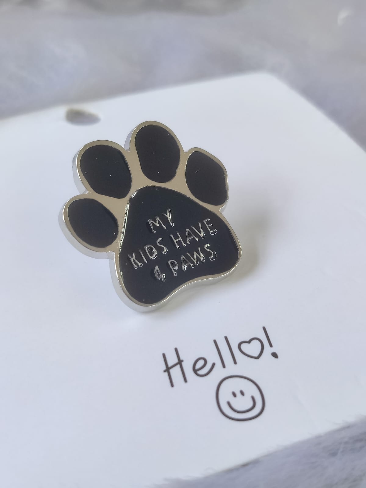 My Kids Have 4 Paws Brooch Pin