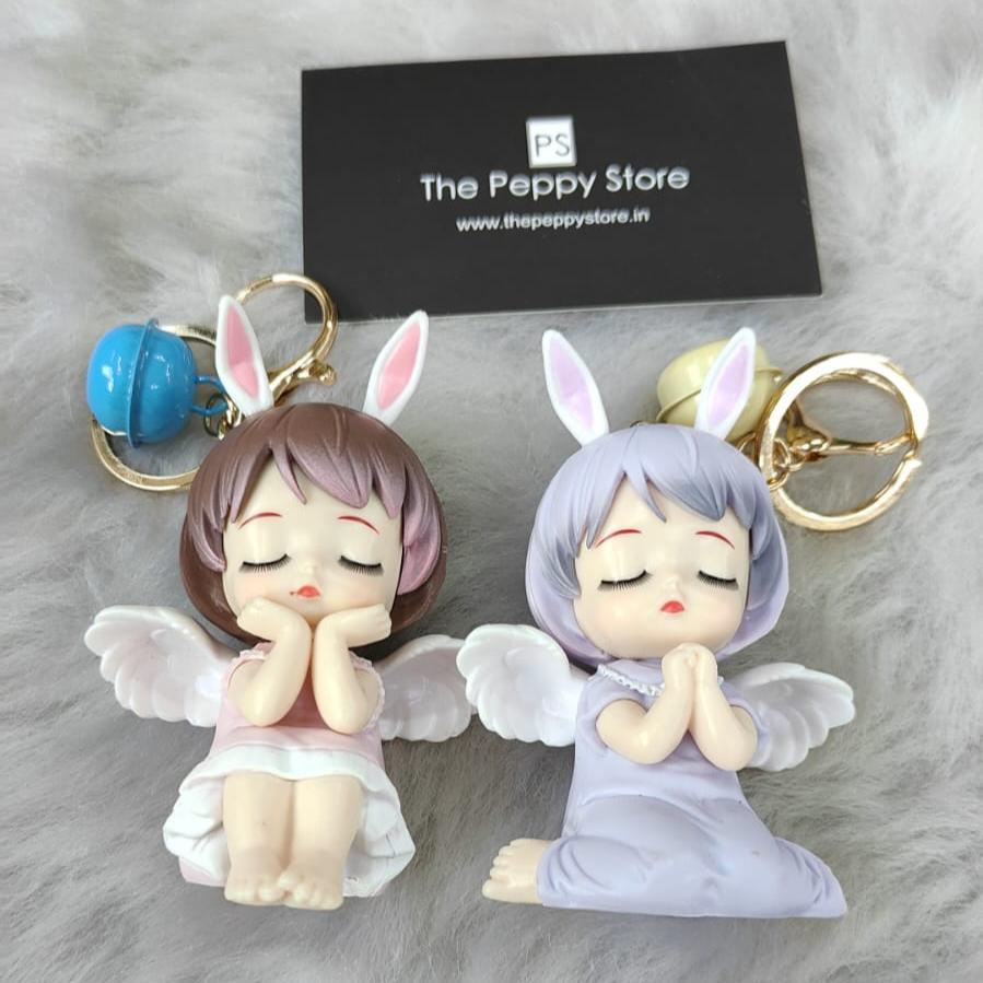 Cute Angel Keychain (Choose From Drop Down Menu)