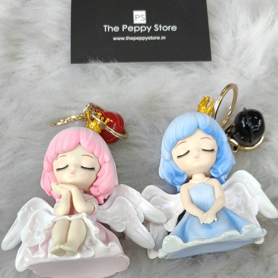 Cute Angel Keychain (Select From Drop Down Menu)